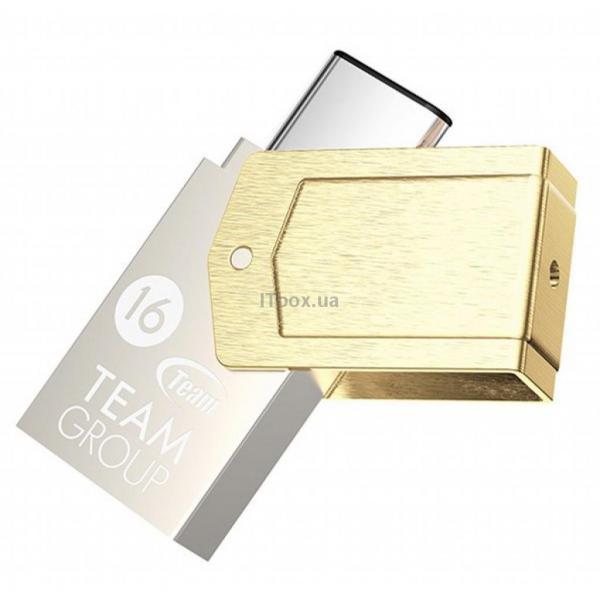 Team 16GB M161 Gold USB 3.1 OTG Type-C (TM161316GD01)