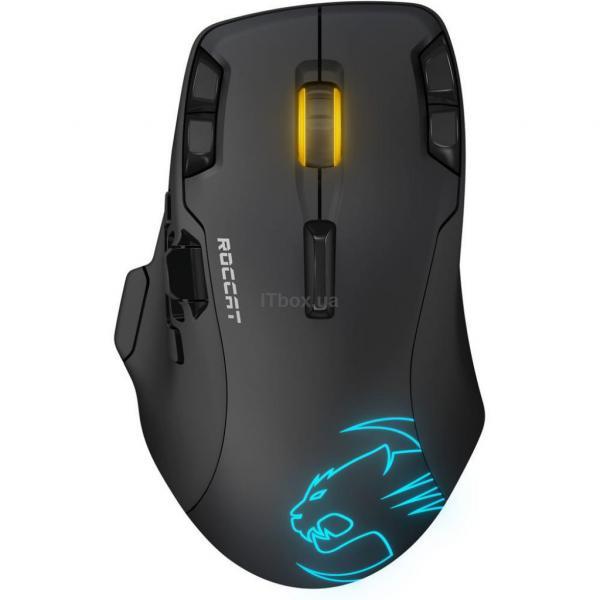 Roccat Leadr - Wireless Multi-Button RGB Gaming Mouse, Black (ROC-11-852)