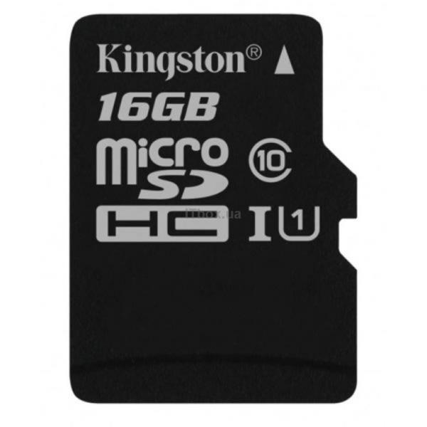 Kingston 16GB microSDHC class 10 UHS-I Canvas Select (SDCS-16GBSP)