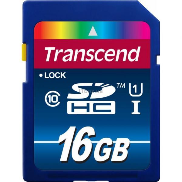 Transcend 16Gb SDHC class 10 UHS-I (TS16GSDU1)