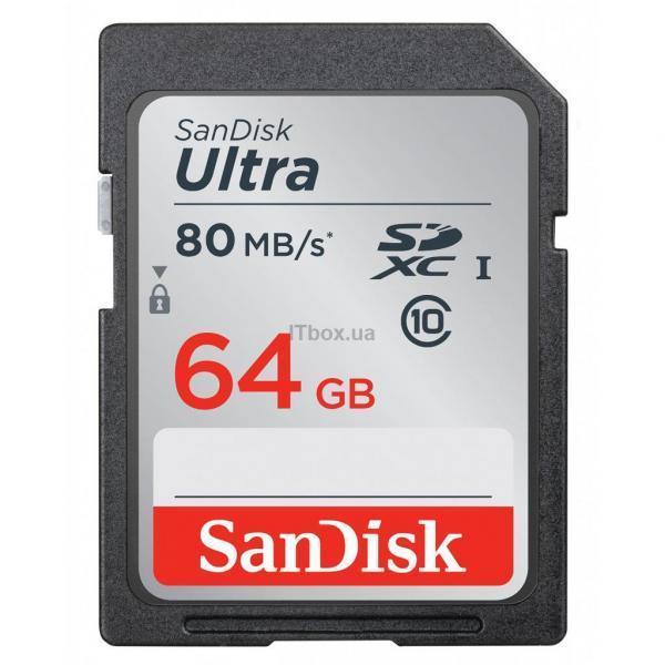 SANDISK 64GB SDXC Class 10 UHS-I (SDSDUNC-064G-GN6IN)