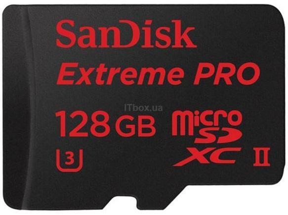 SANDISK 128GB microSD class 10 USH-II U3 (SDSQXPJ-128G-GN6M3)