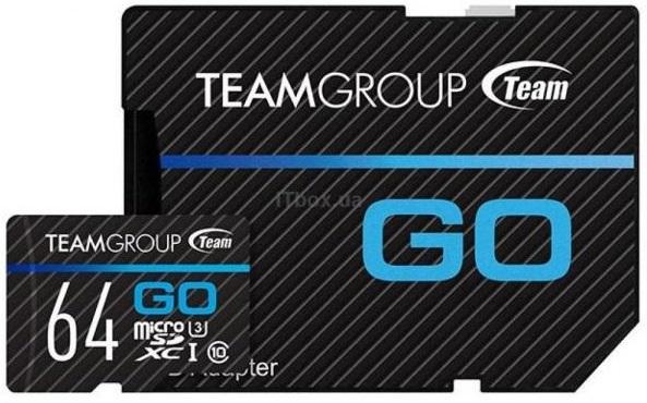 Team 64GB microSD Class 10 UHS-I-U3 Go (TGUSDX64GU303)