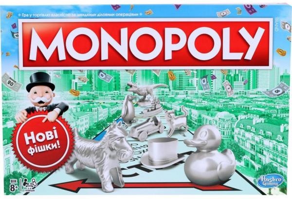 Hasbro Класична Монополія оновлена (українська) (C1009_657)