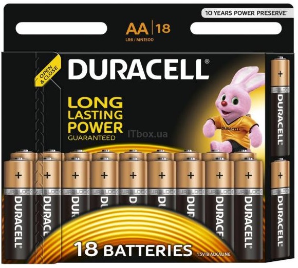 Duracell AA MN1500 LR06 18 (5000394107519 - 81545414)