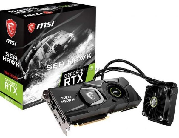 MSI GeForce RTX2080 8192Mb SEA HAWK X (RTX 2080 SEA HAWK X)